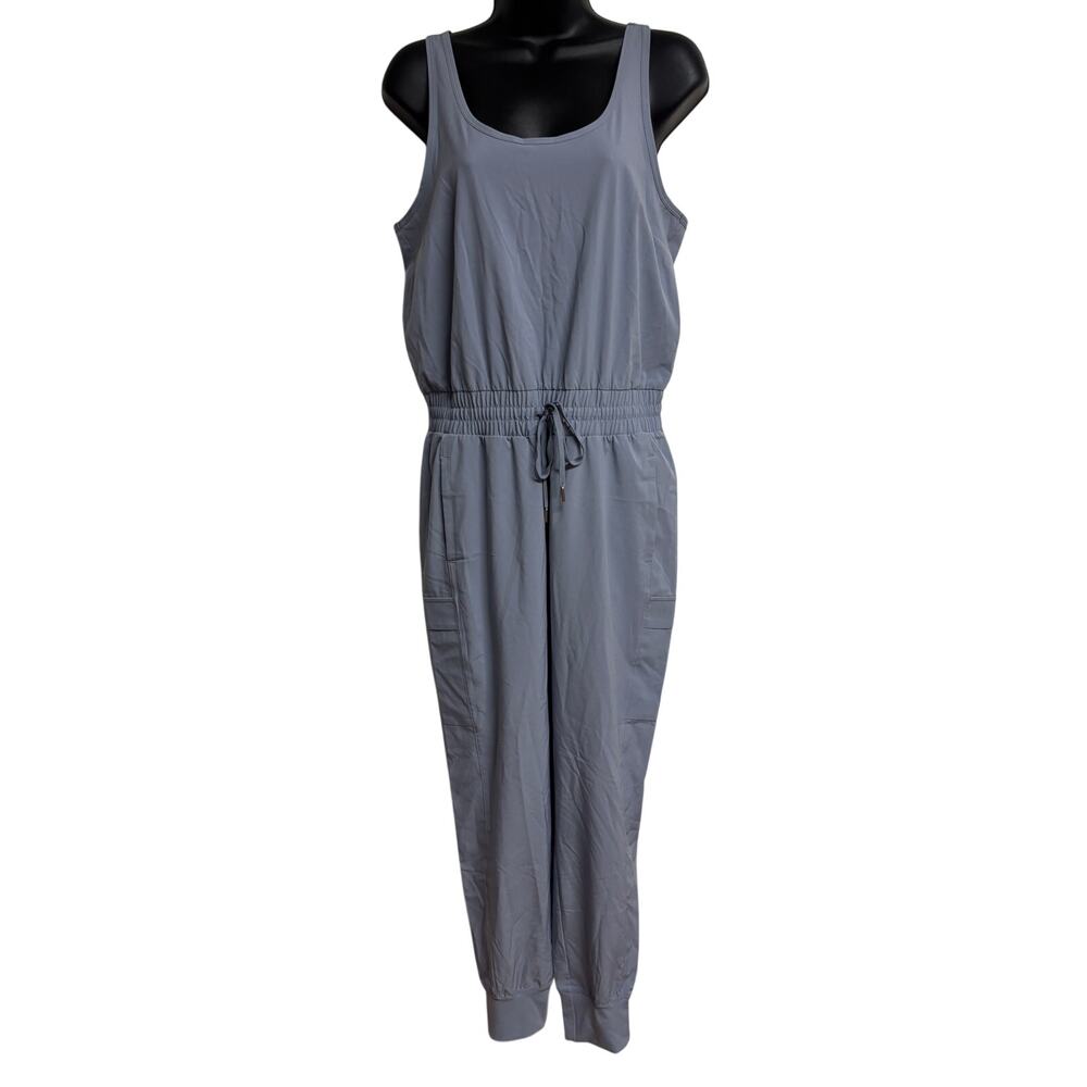 CALIA Carrie Underwood Gray Cargo Pocket Jumpsuit Women’s Small Jogger New